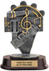 Music Theme Pewter Finish Resin Trophy [SGR3431MT]