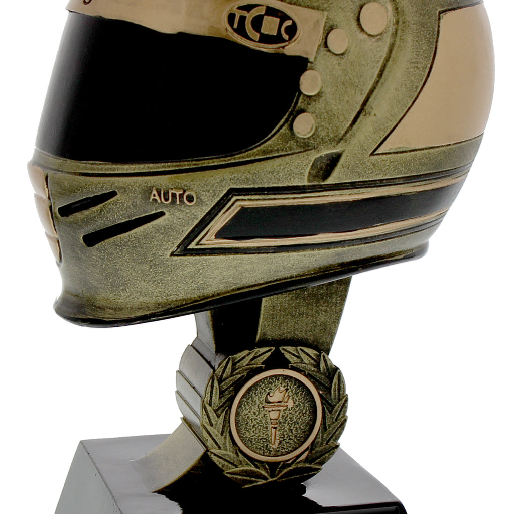 Racing Helmet Resin Trophies