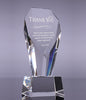 Faceted Crystal Fan Award - 7.5 inch [CM40-7]