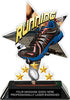 Running Shattered Star Colorix Acrylic Trophy- 7 inch [TACR7-STR-RUN-Q]