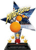 Ping Pong Shattered Star Colorix Acrylic Trophy- 8.5 inch [TACR85-STR-PNGPNG-Q]