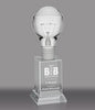 Crystal Light Bulb Award [CM25LB-8]