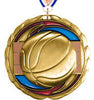 Basketball Epoxy Color Medal - Gold [MEC2-BK-G]