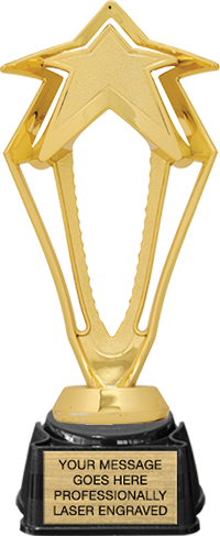3D Rising Star Trophy - 9.75" [TRG3DSTR-9]