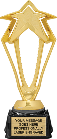 3D Rising Star Trophy - 9.75" [TRG3DSTR-9]
