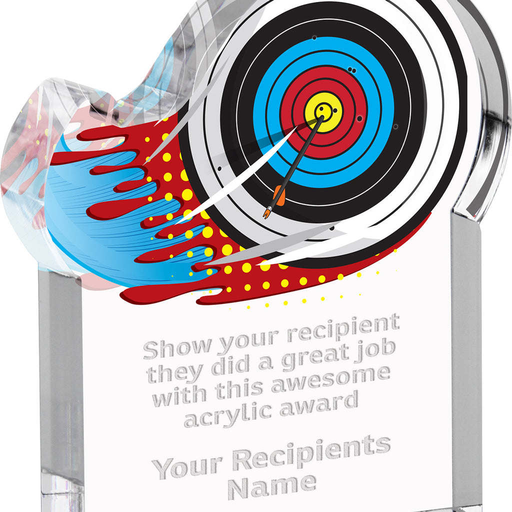 Archery Splatters Acrylic Awards
