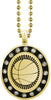 16 Stone Basketball Gold Charm [CSOV-16STN-BK-G]