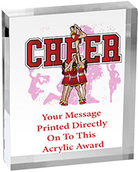 Cheer Vibrix Acrylic Award [A45BV-CH]