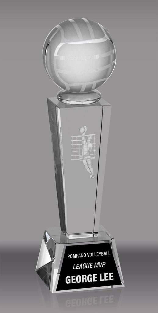 Volleyball Male 3D Laser Crystal [CRL3D-VBM]