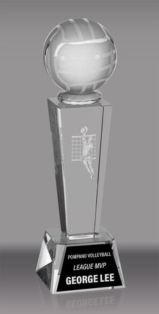 Volleyball Male 3D Laser Crystal [CRL3D-VBM]
