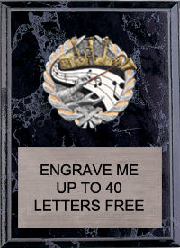 7"x9" Music Millennium Plaque [PMC79-MC]