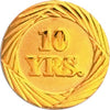 Anniversary Award Pins- 10 Years [PYR-10]