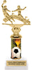 Soccer Stadium Sport Double Action Trophy - Male [TSSDA10-SCM]
