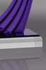 Tidal Series Acrylic with Printed Violet Accent- 7.75 inch [AT7127-7]
