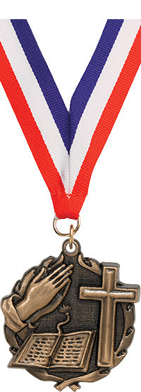 Religion Wreath Medal- Bronze [MP18-RL-B]