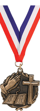 Religion Wreath Medal- Bronze [MP18-RL-B]