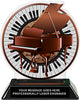 Piano Colorix-T Acrylic Trophy [TACR6-PNO-Q]