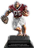 Beast Football Choose Your Number Acrylic Trophy - 7 inch Maroon [TACR7-BST-FB-MRN-Q]
