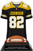 Football Jersey Colorix-T Acrylic Trophy- Gold [TACR7-JSY-FB-GLD-Q]