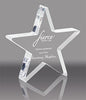 Clear Free Standing Acrylic Stars - 5 inch [ASTR5-Q]