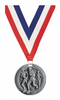 Cross Country Running Female 1.75 inch Blade 3D Diecast Medal [MBD1-CCF]