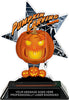 Pumpkin Carving Halloween Star Colorix Acrylic Trophy- 7 inch [TACR7-STR-HLWN-PMP-Q]