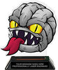 Exclusive Volleyball Zomball Colorix-T Acrylic Trophy - 6.25 inch [TACR6-ZMBL-VB-Q]