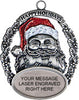 3D Happy Holidays Santa Ornament [XMSO-41]