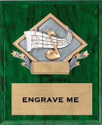 Music Color Diamond Plaque [P9RCD75-MC]