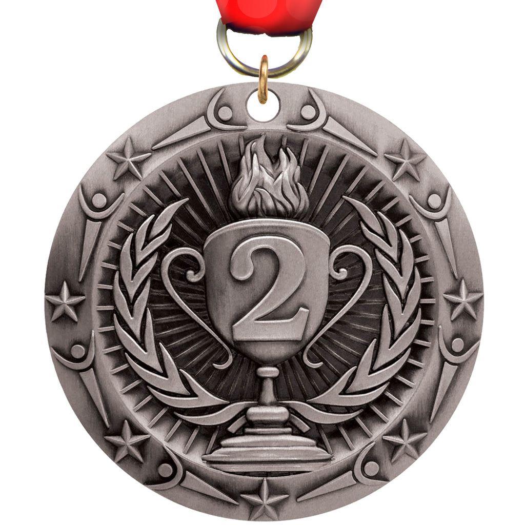 2nd Place World Class 3" Medal [MSWC3-2ND]