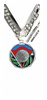 Golf Decagon Painted Medal [MDCM2-GL]