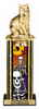 Halloween Skeleton Rectangle Column Trophy- 12 inch [TSQ12STK-SKL]