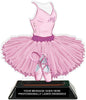 Ballet Tutu & Bodice Colorix-T Acrylic Trophy - Pink [TACR7-JSY-BLT-PNK-Q]