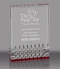 Reflective Base Acrylic Award- Red 5x7 inch [ACRS-5R]