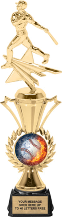Baseball Insert Holder Radiance Riser Trophy [TPWSBR-i-BS]