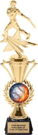 Baseball Insert Holder Radiance Riser Trophy [TPWSBR-i-BS]