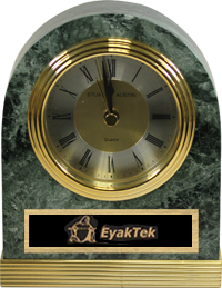 Green Marble Clock [TDC31]