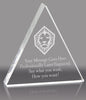 Triangle Acrylic Award- 5 inch [ATRI-5-Q]