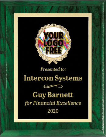 Engraved Full Plate Custom Insert Plaque - 7x9 inch [PXM21i-7X9]