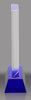 Crystal Cobalt Beveled Rectangle [CRQBL-7-X]