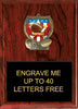 Football Sport Shield Plaque [PSHLD810-FB]