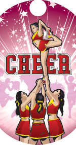 Cheerleading- Mount Dog Tag Insert [DT-2488]