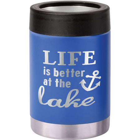 TahoeÂ© Stainless Steel Vacuum Insulated Beverage Holder - Royal Blue [TMLG18-RBLU]