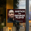 JUSTICE for GEORGE FLOYD Vinyl Sticker - 6 x 4.5 inch [STK-BLM-GF]