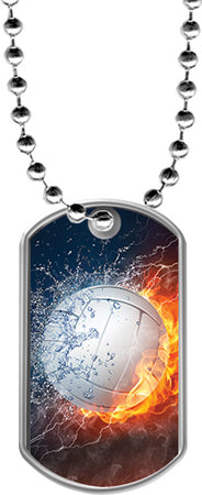 Volleyball Dog Tags [DTLAM2-VB]