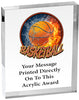 Basketball Vibrix Acrylic Award [A45BV-BK]