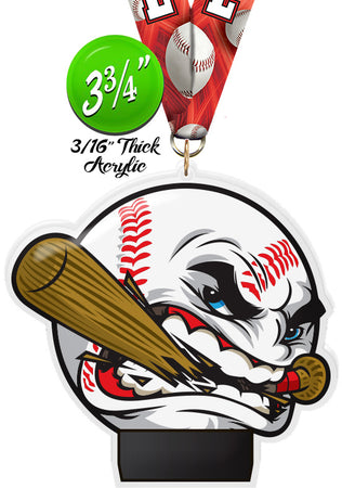 Tee Ball Krunch Colorix-M Acrylic Medal [MACR375-KRCH-TBALL-Q]