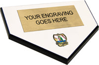 Home Plate 14" Shield Insert Plaque [PHPSH14]