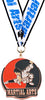 Martial Arts Enameled Medal [M2EP-MA-B]
