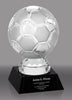 Crystal Soccer Ball on Crystal Base- 6.5 inch [CMSC281]
